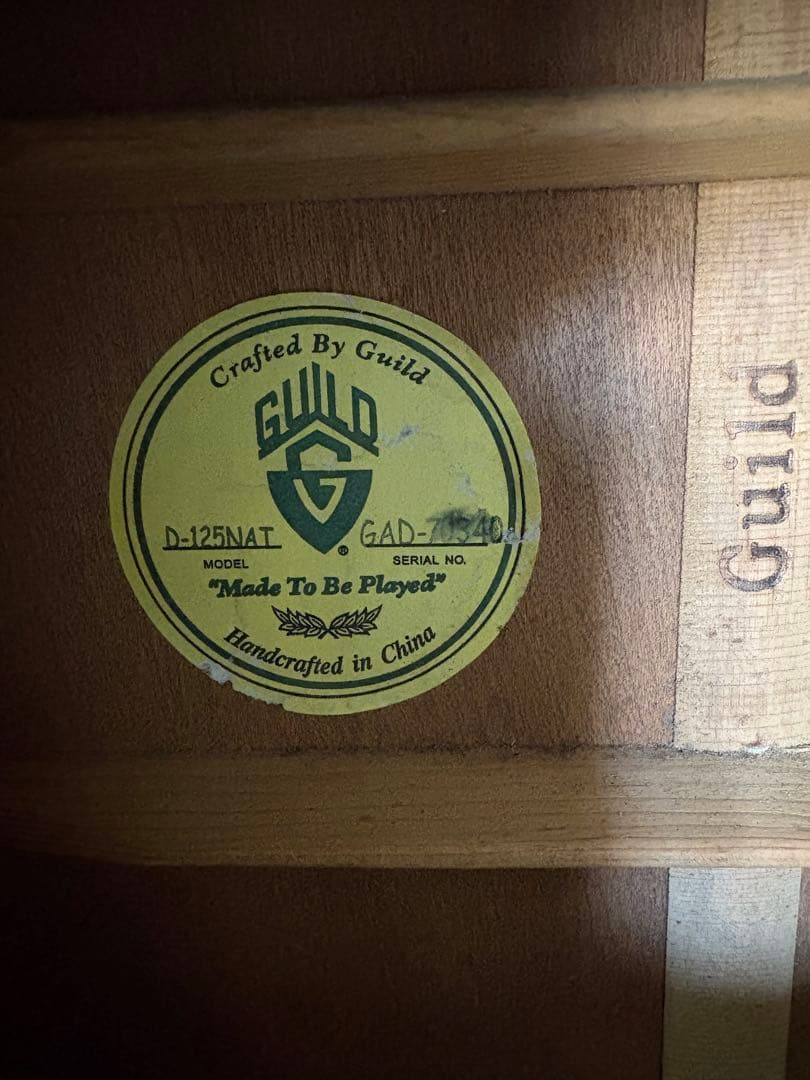 ギター GUILD D125NAT
