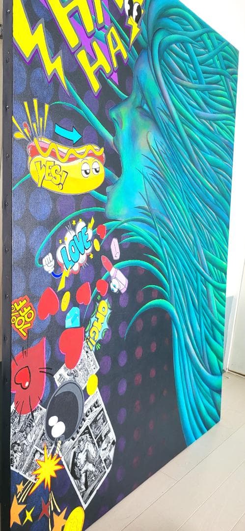 奇天烈Ⅰ / モダン画 キャンバス 117×91㎝ F50 原画のみ 現代アート