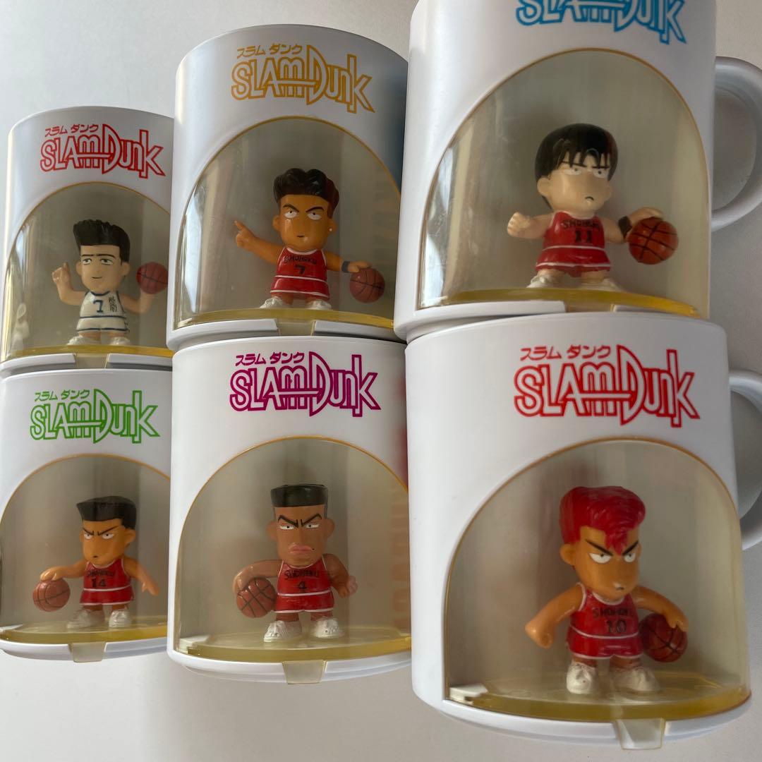 SLAM DUNK フィギュア付きマグカップセットフルコンプ