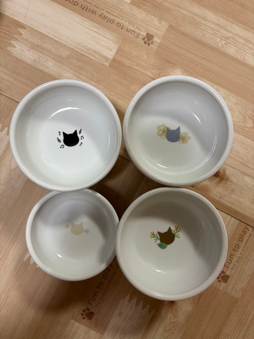 猫壱　フードボウル　ハッピーダイニングセット