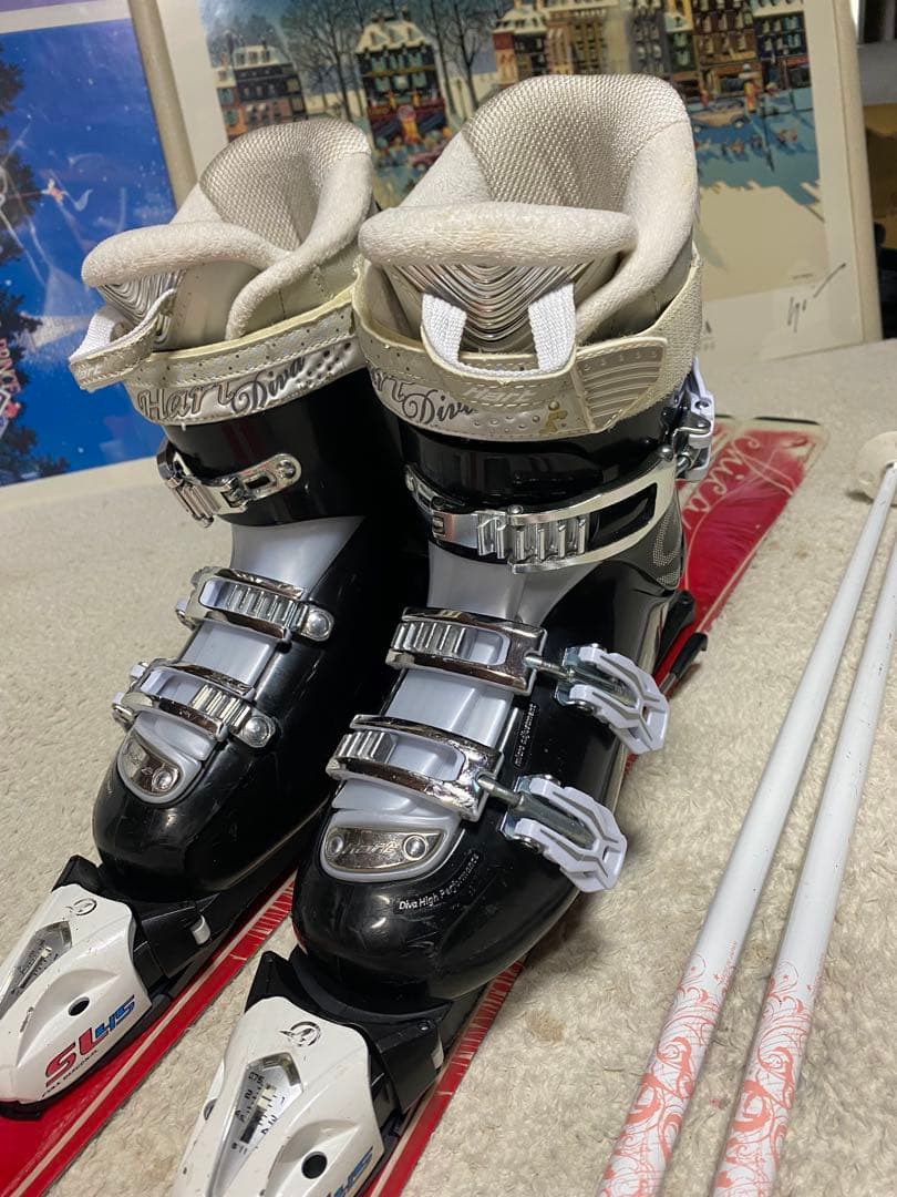 フォルクルスキー板 セットAttiva 150cmブーツ24cm ストック110