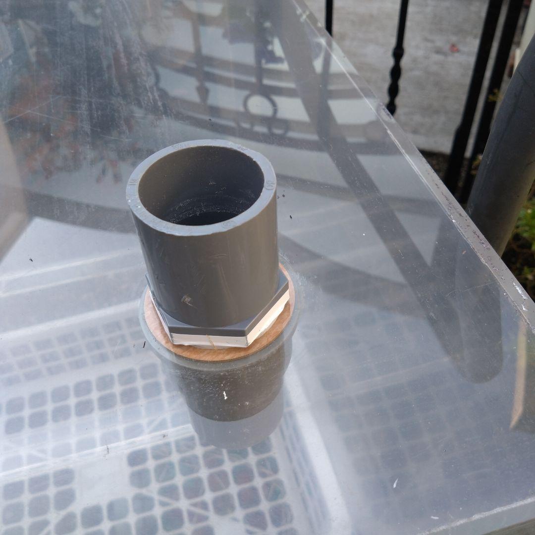 愛知県お引き取り☆アクリル濾過槽600450450☆2台