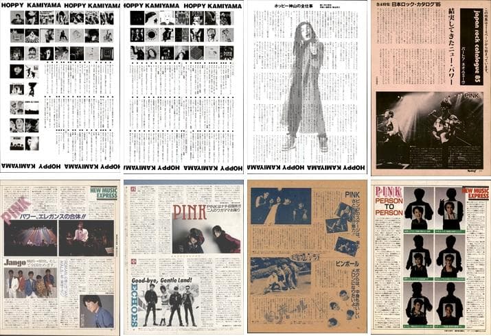 PINK 雑誌 切り抜き 74P ◆貴重！ほぼ欠けなし 福岡ユタカ ホッピー神山