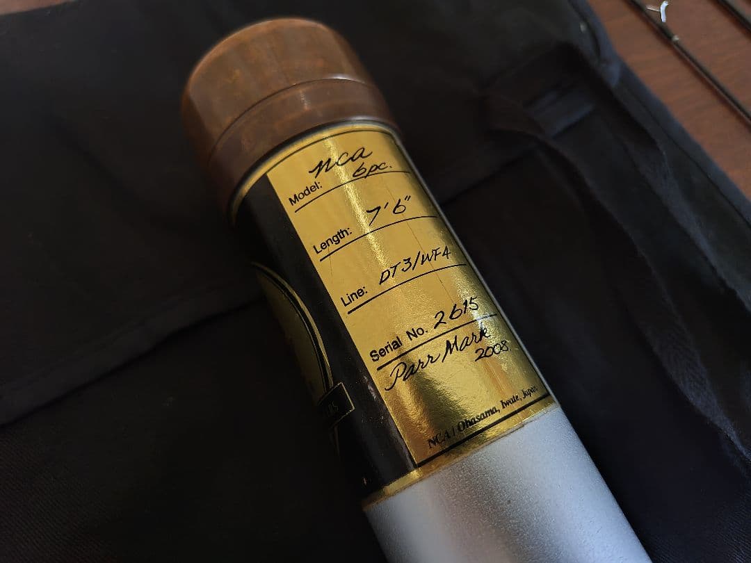 NCAパックロッド7634 7.6ft,#3,4,6ピース 08年購入1オーナー