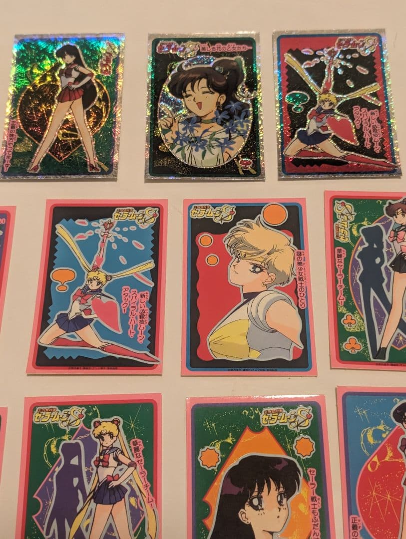 希少 美少女戦士セーラームーンS 山勝 たんざくシール キラ シール カード