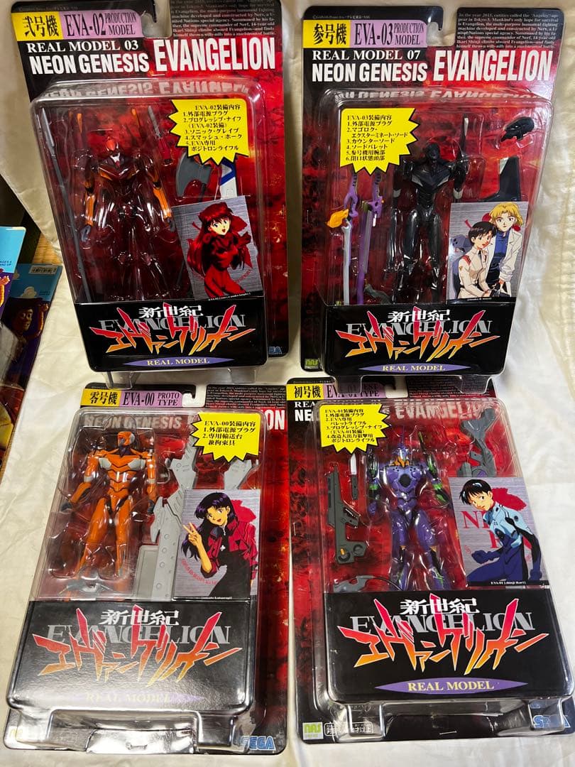 新世紀エヴァンゲリオン リアルモデル フィギュアセット