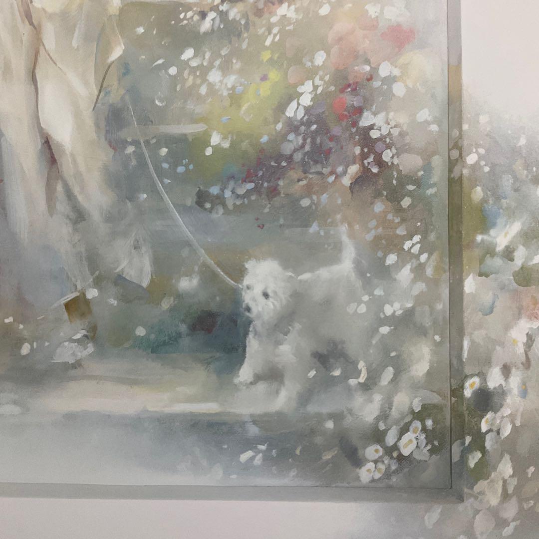 油彩画家 ウィルム ヘンラート イタリア製 絵画 額縁 輸入雑貨 複製画 アート