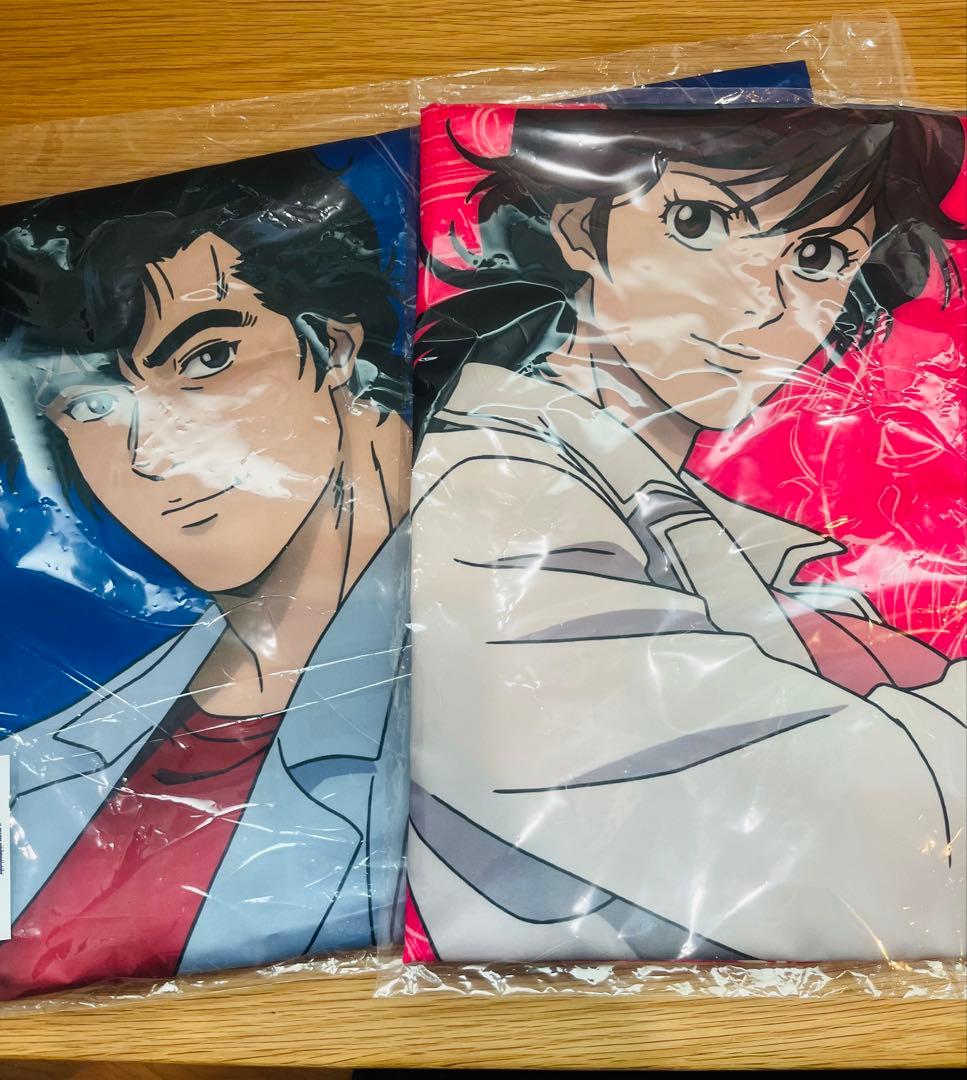 シティーハンター 冴羽獠＆槇村香 布ポスター　2枚セット（受注生産品）