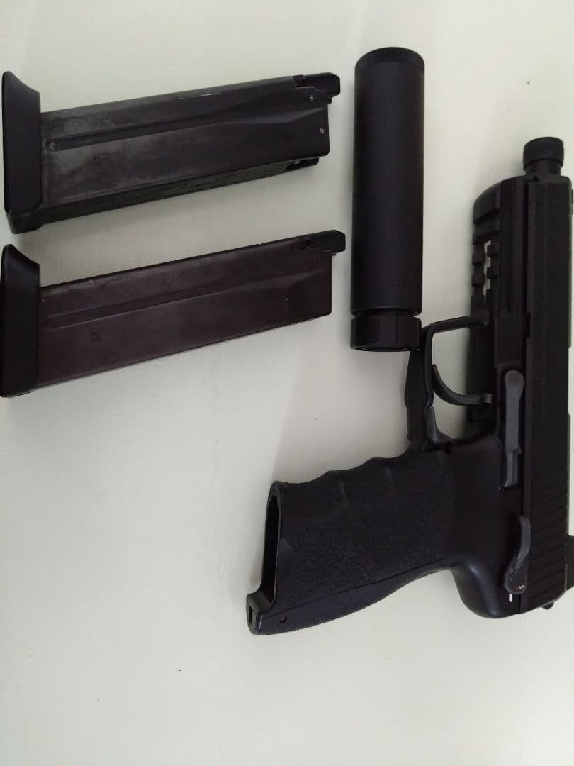【中古美品】HK45タクティカル ブラック サプレッサー付属 【箱無し】