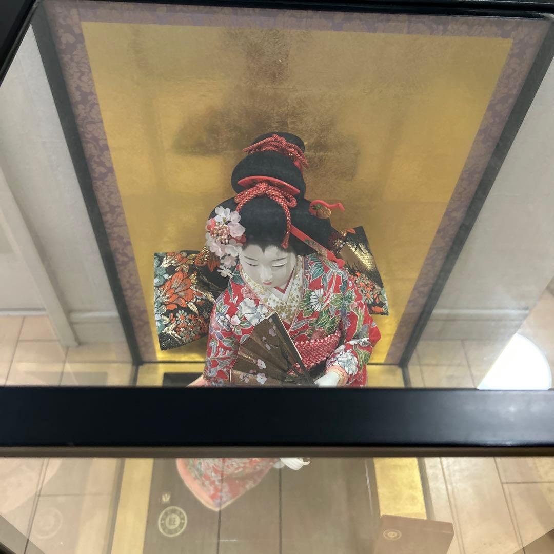 【希少・高級】 日本人形 熊倉聖祥 ガラスケース付