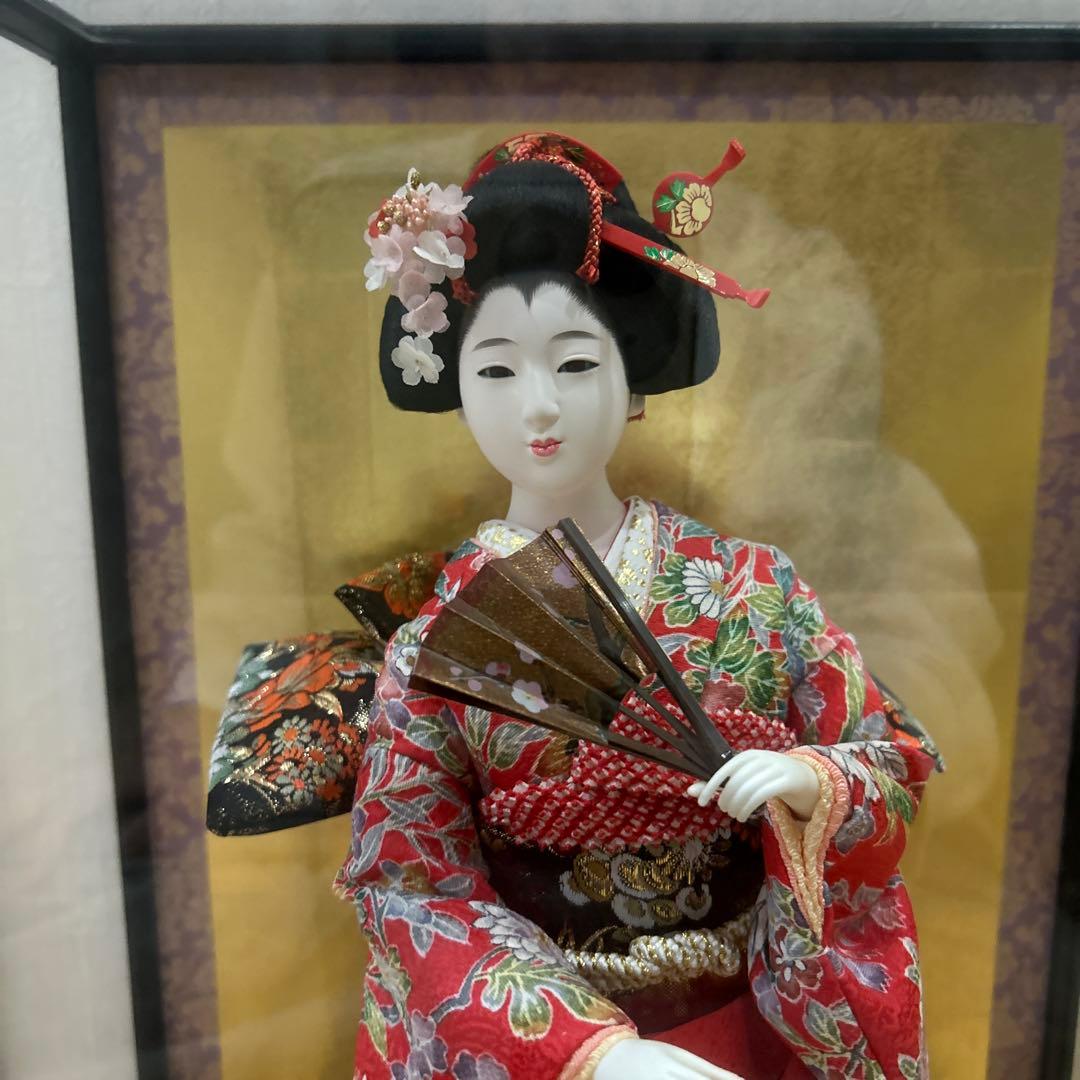 【希少・高級】 日本人形 熊倉聖祥 ガラスケース付