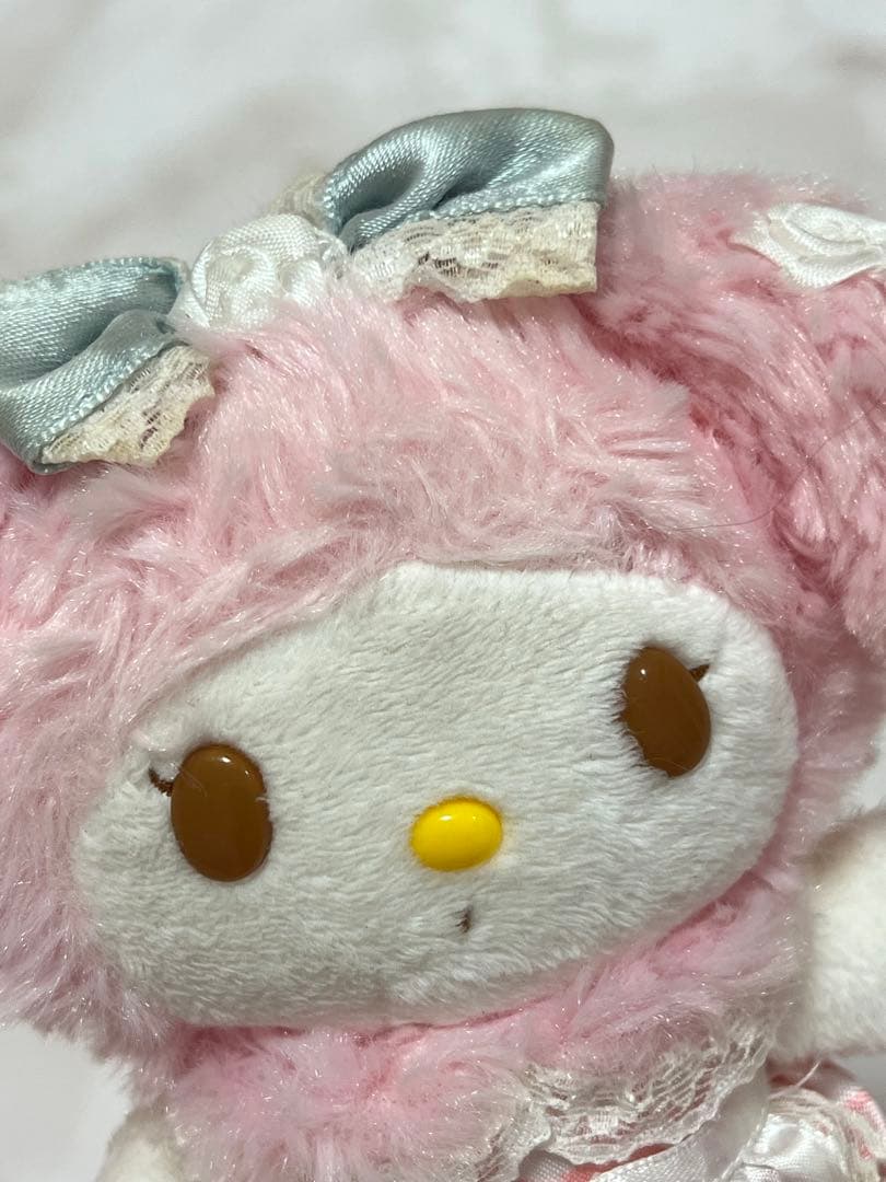 マイメロディ 40周年　マスコットぬいぐるみ　ボールチェーン付き