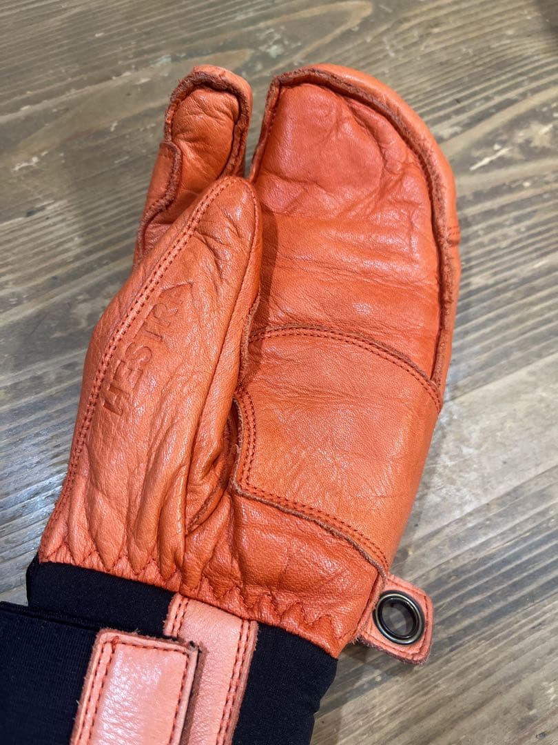 ⭐️美品⭐️HESTRA ヘストラ スキー スノーボード レザー ミトン グローブ