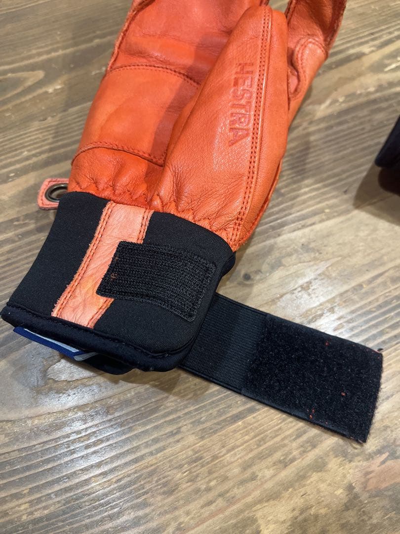 ⭐️美品⭐️HESTRA ヘストラ スキー スノーボード レザー ミトン グローブ
