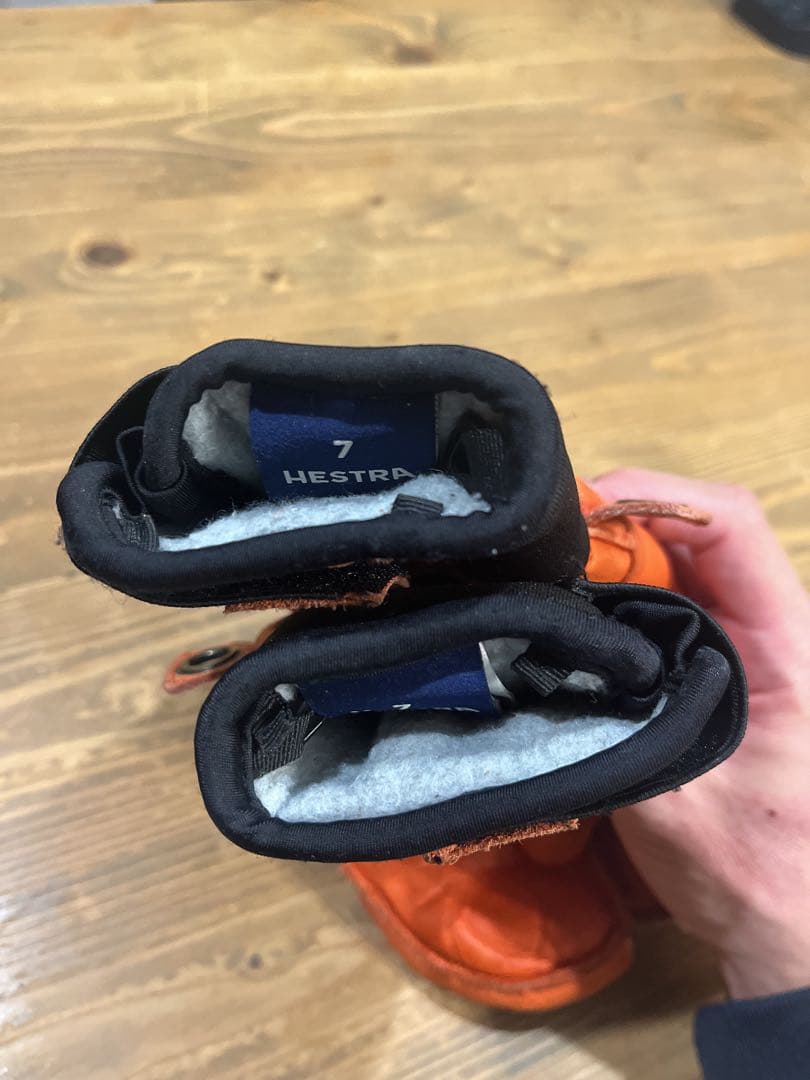 ⭐️美品⭐️HESTRA ヘストラ スキー スノーボード レザー ミトン グローブ