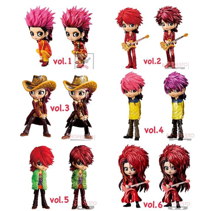 hide Qposket フィギュア 全種類セット プライズ限定