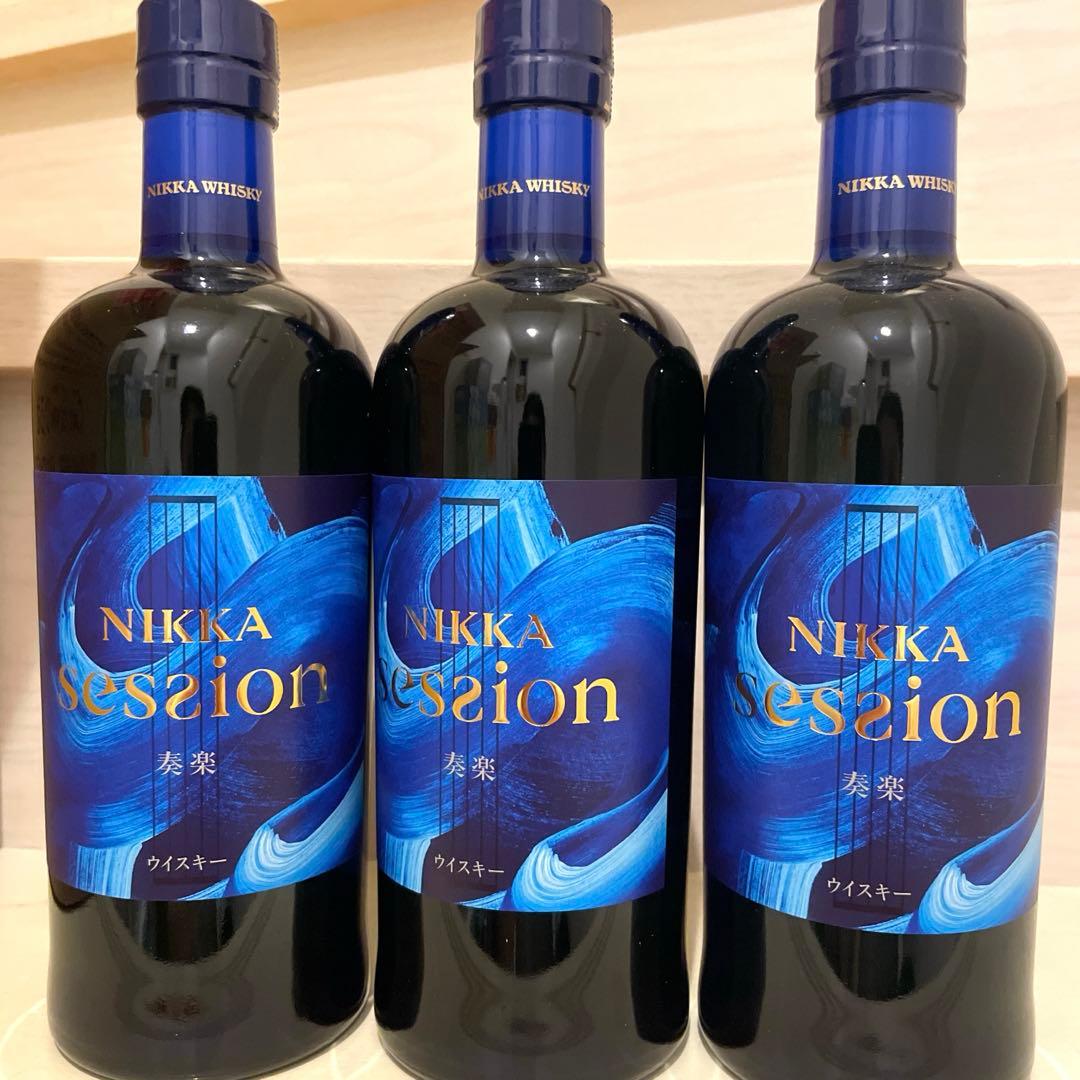 3本セット⭐︎NIKKA session 700ml 43% ウイスキー