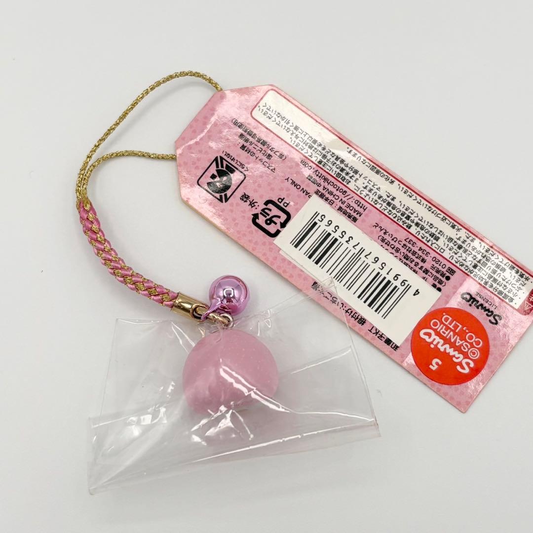 レア　サンリオ　ハローキティ　根付け　ストラップ　和菓子　いちご大福　日本限定