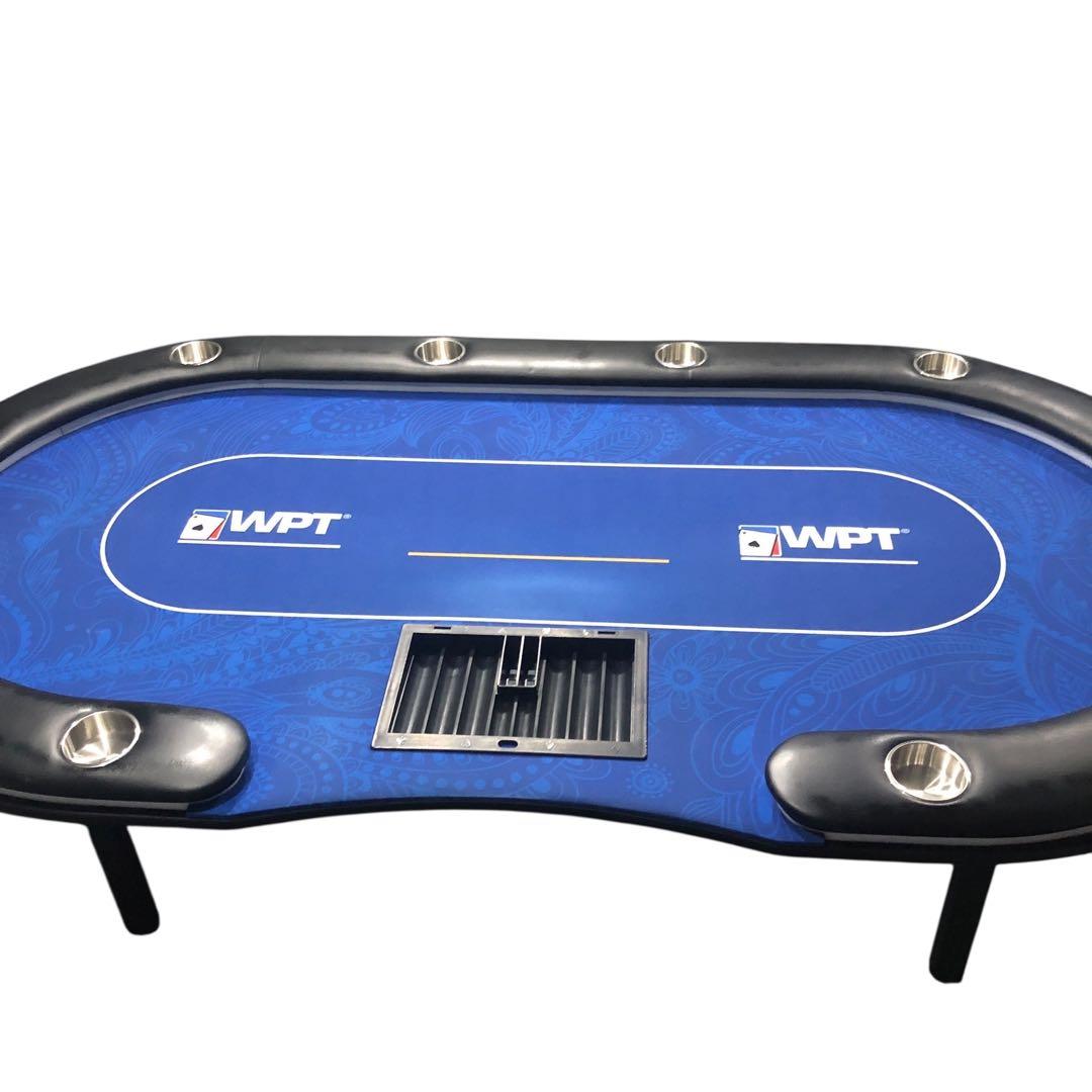 ポーカーテーブル 折りたたみテーブル 折りたたみ脚 競技用テーブル LEDライト