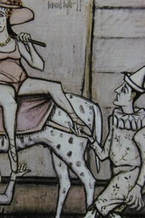 ベルナール・ビュッフェ、「LE CIRQUE-L'ecuyere」