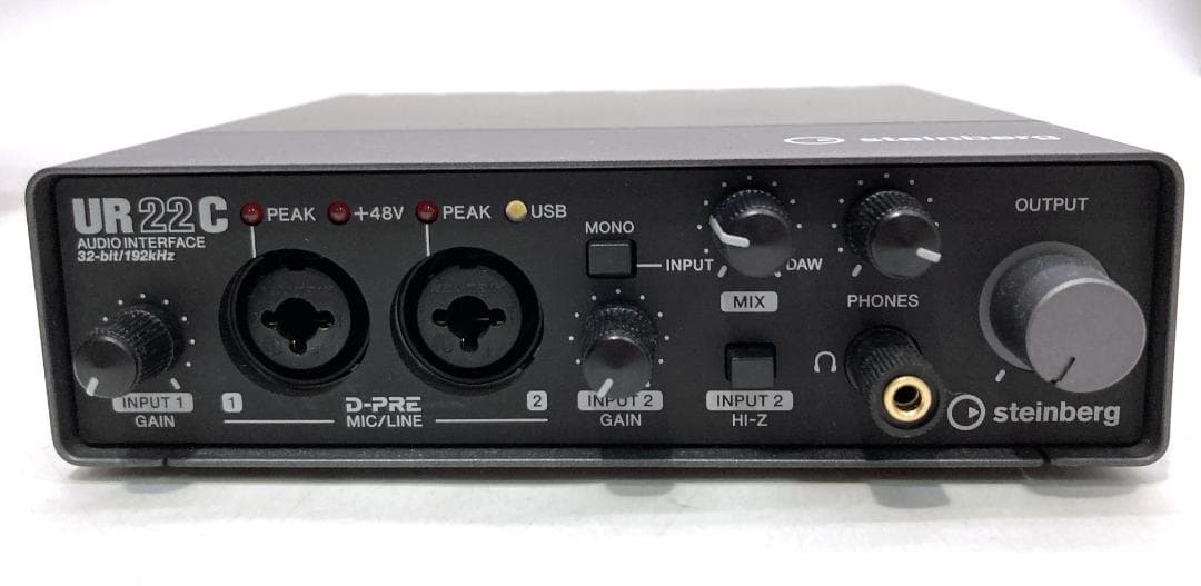 Steinberg　UR22C　USB　オーディオインターフェイス