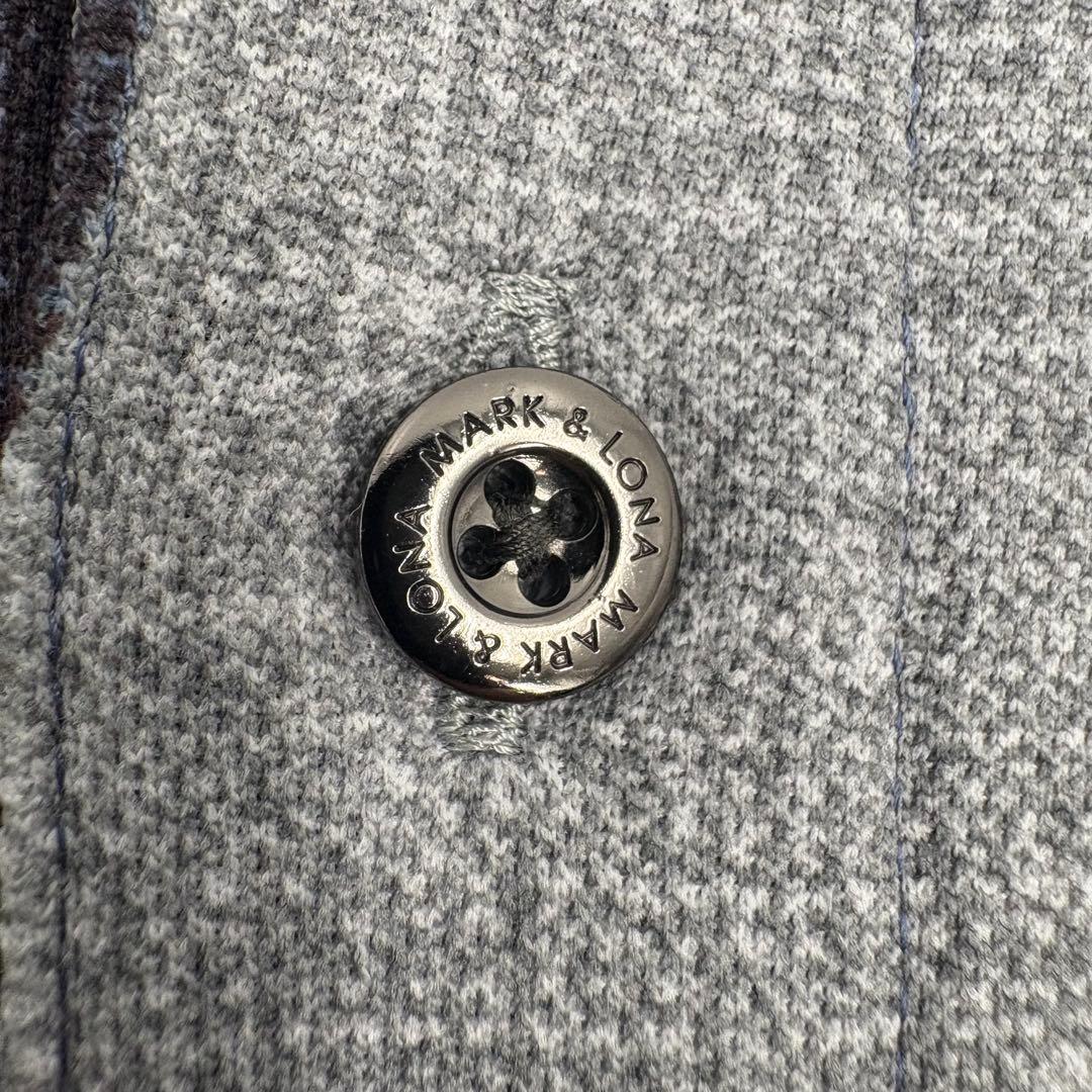 極美品　MARK&LONA マーク&ロナ ポロシャツ カモゴルフ50 XL774