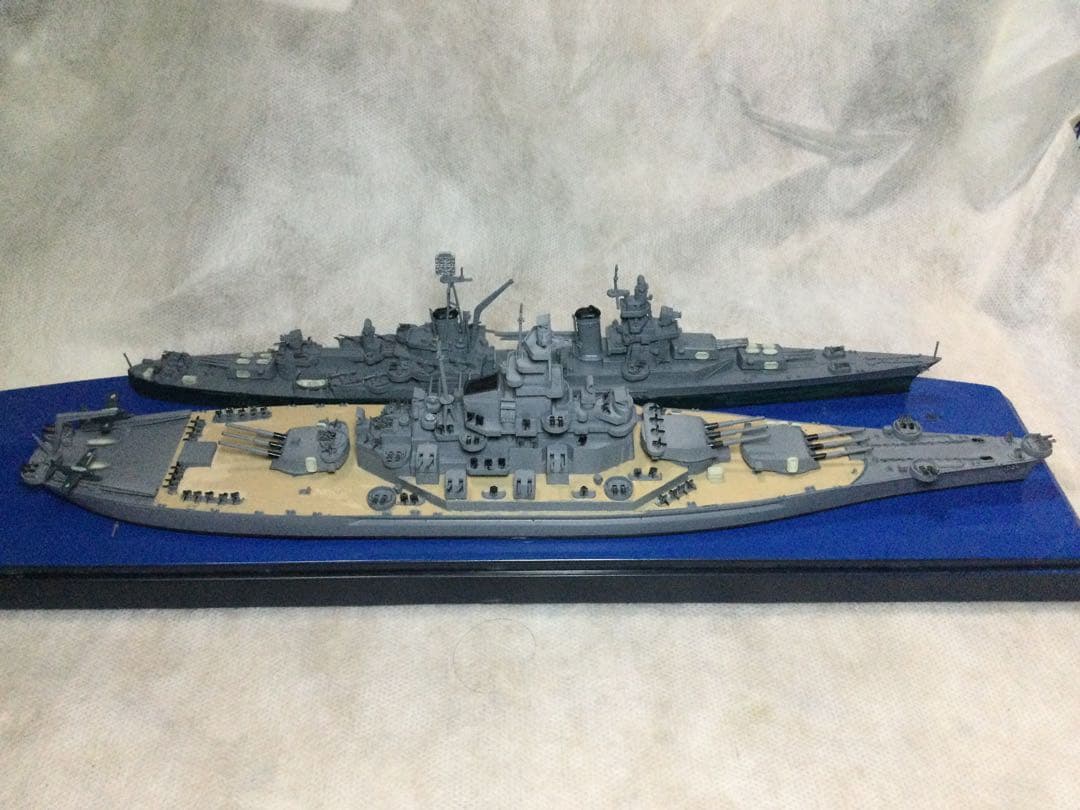 アメリカ海軍 戦艦サウスダコタ & 重巡洋艦インディアナポリス　1/700