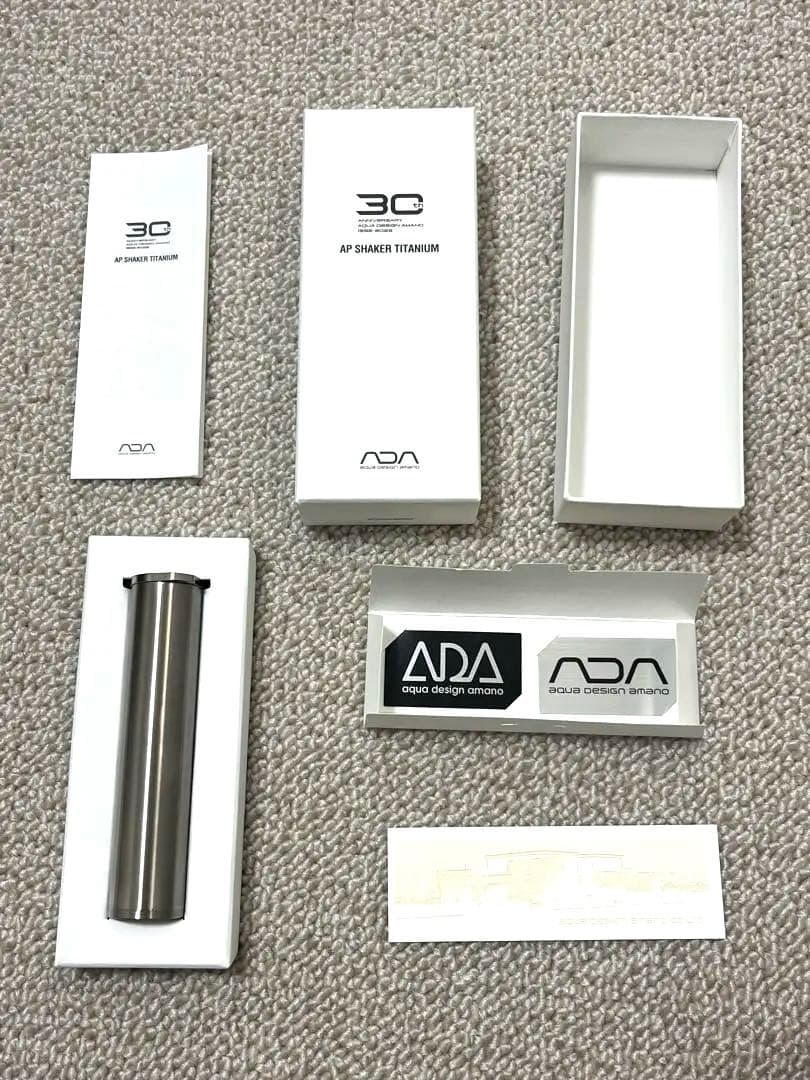 【新品、未使用】ADA 30周年　APシェイカー Titanium
