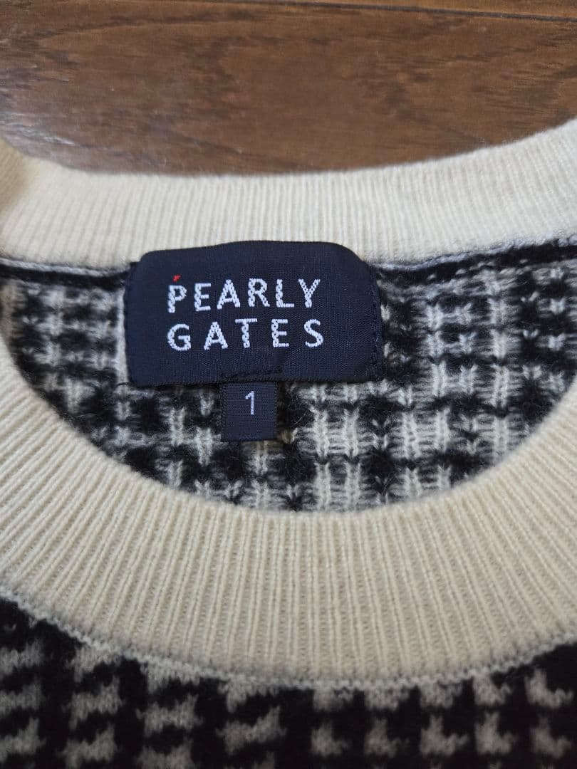 H*K様 PEARLY GATES チェック柄カシミヤ100%