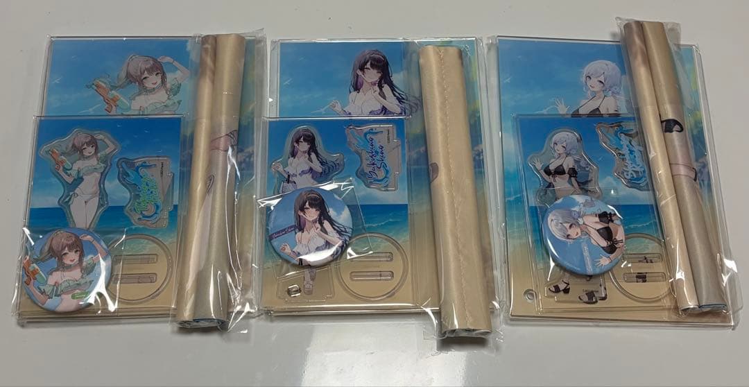 ぱらすと！サマーグッズ 2025 薬師乃しの 白傘くらげ 常磐木はた まとめ売り