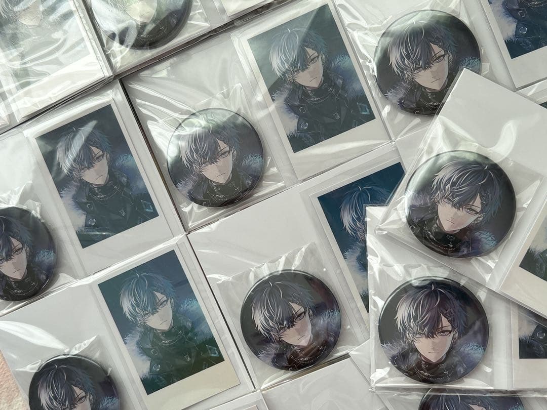 にじさんじ 小柳ロウ 2024 誕生日 缶バッジ チェキ 15セット