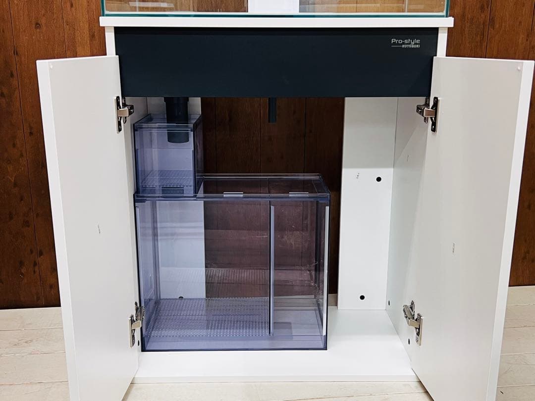 ラスト１セット限定　特注仕　600×300×360オールガラスオーバーフロー水槽