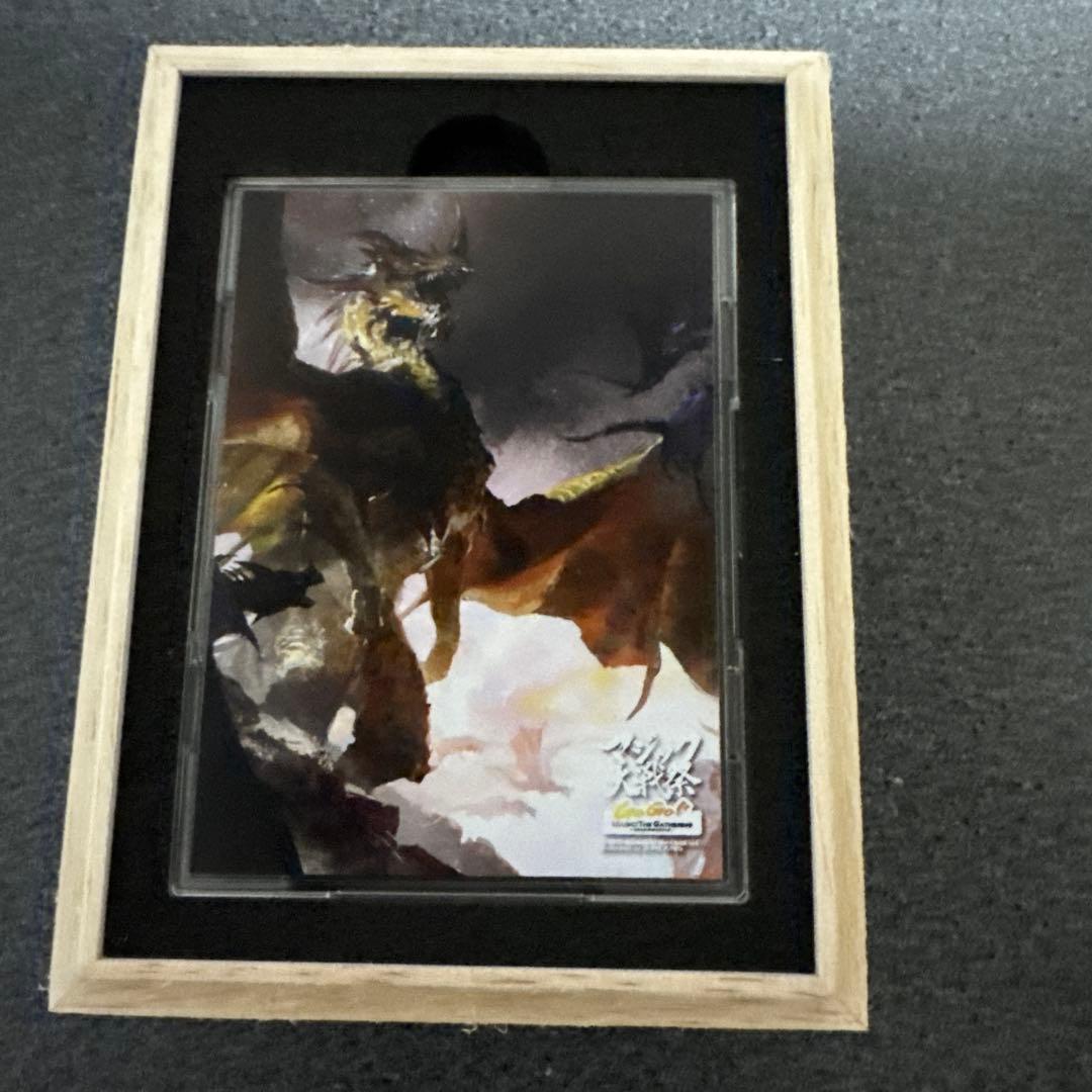 mtg 超稀少 大戦祭限定 桐箱付　フルプロテクトスリーブ 始祖ドラゴンecl