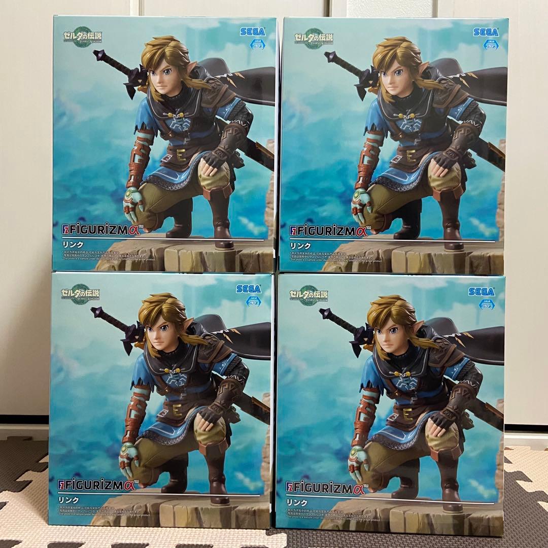 リンク 4体セット ゼルダの伝説 ティアーズ オブ ザ キングダム フィギュア