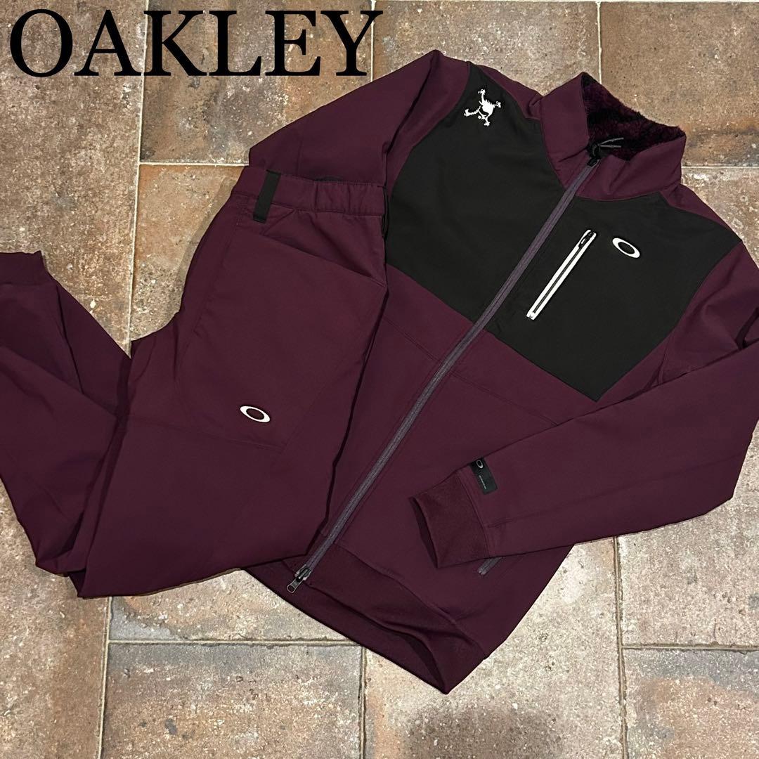 OAKLEY セットアップ　ジャケット　パンツ　パープル系　オークリー　メンズ