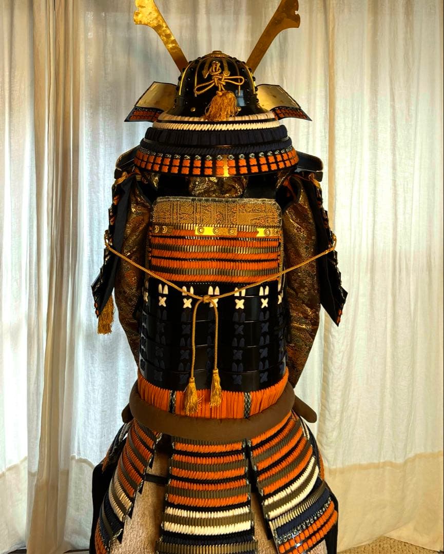 【丸武工房製】美品！未使用【現代 甲冑 等身大】黒胴具足 鎧 一式