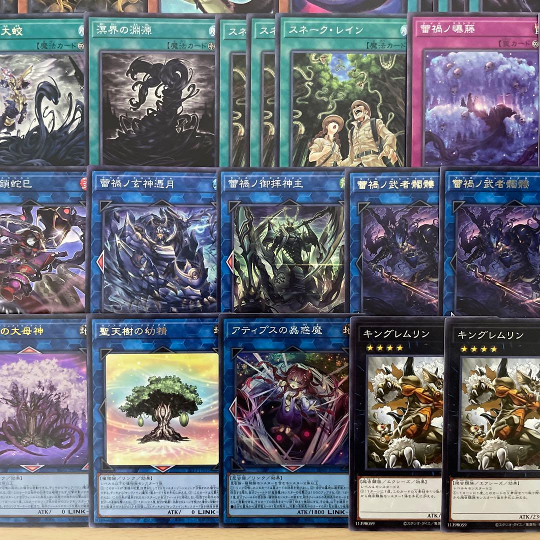 本格構築 蕾禍デッキ 溟界の蛇睡蓮 ヌル ナイア 蕾禍ノ大王鬼牙 蕾禍ノ鎖蛇巳