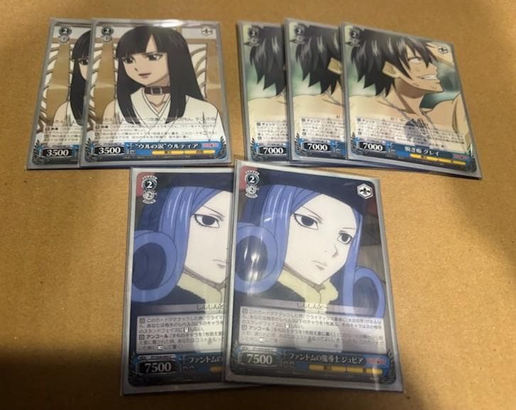 WS　フェアリーテイル　デッキ　旧弾のみ　レアスリーブ付き