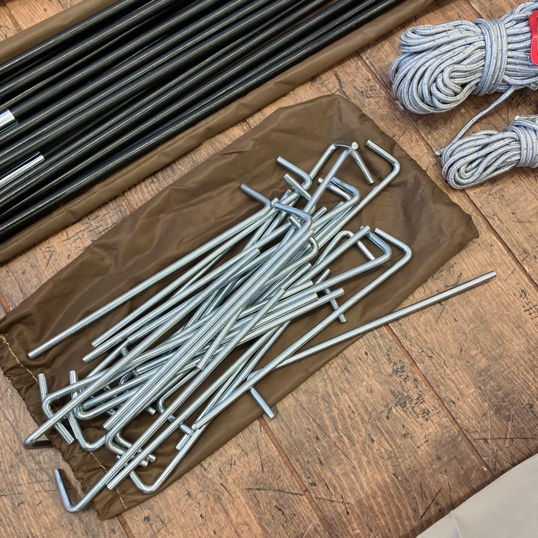 北山狼 BISINNA キャンプテント トンネルテント 4～6人用 二重層