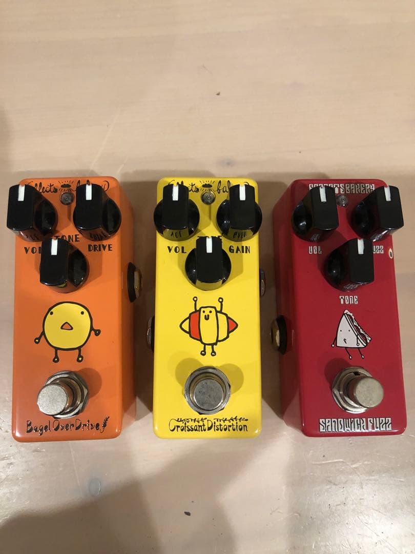 エフェクツベーカリー　オーバードライブ　ディストーション　ファズ　3種セット