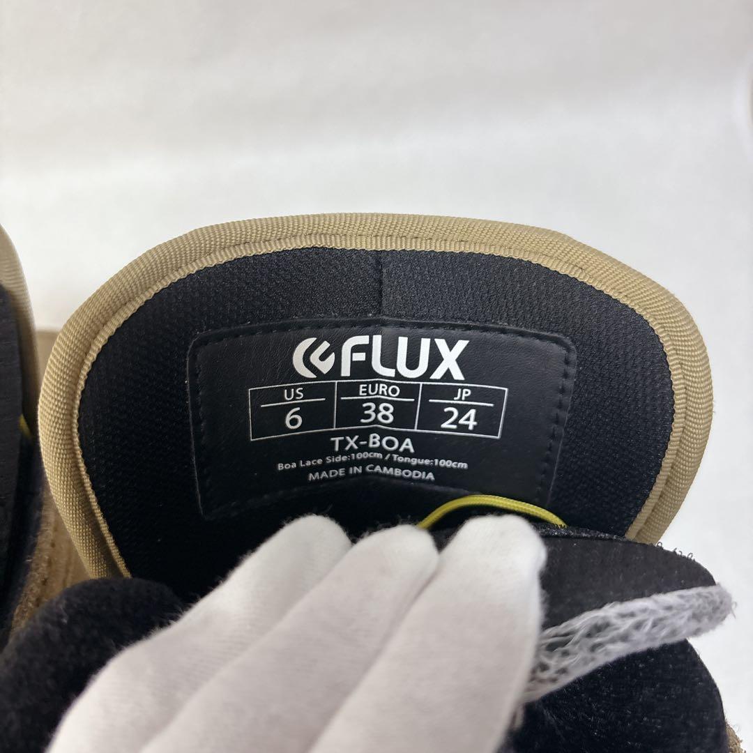 FLUX TX-BOA スノーボードブーツ US 6 24 ベージュ