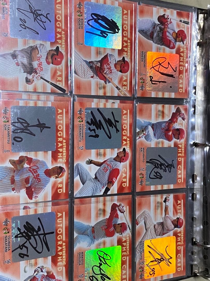 BBM07広島カープ　直筆サインカード　81枚セット　フルコンプ