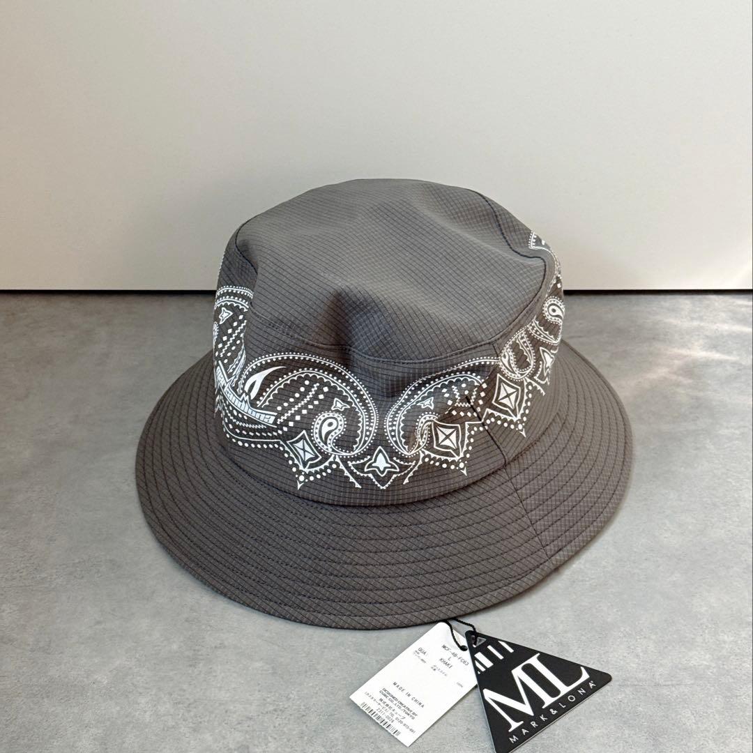 新品 ★ MARK&LONA バゲットハット 帽子 マーク&ロナ カーキ 正規品