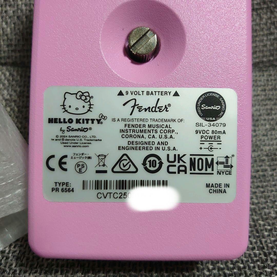 Fender x Hello Kitty Fuzz ハローキティ ファズ