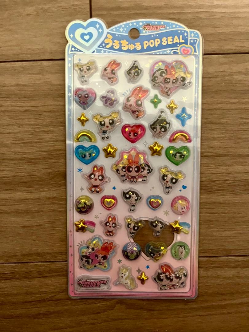 ロルバーン ポケット付メモ3冊 パワーパフガールズ うるちゅるポップシール新作