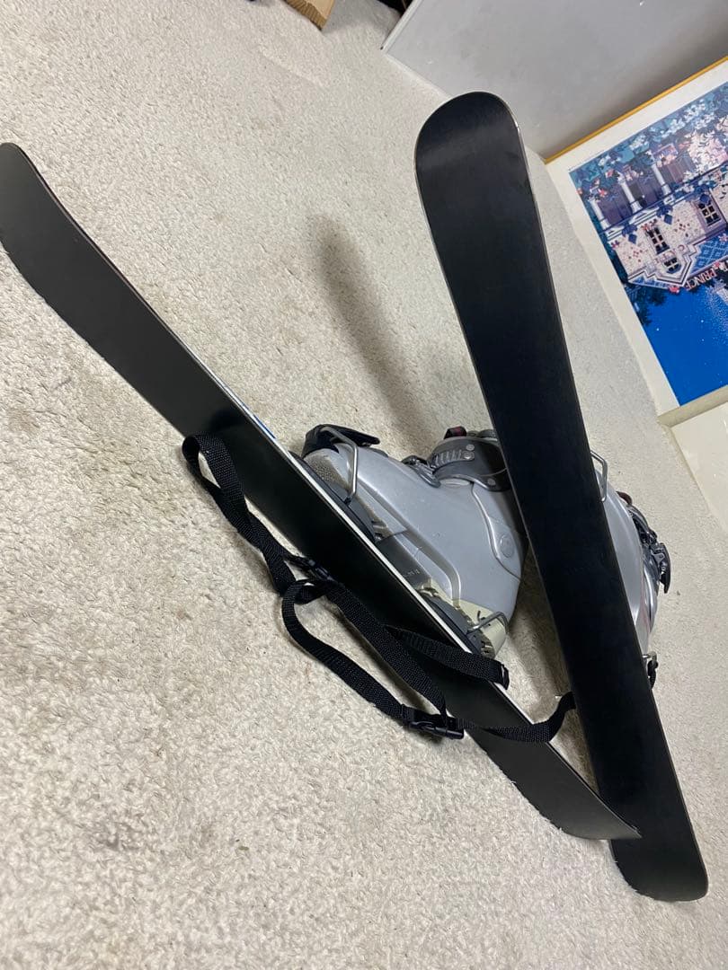 FUNスキーセットKAZAMA 90cm ブーツ24cmショートスキーセット中古