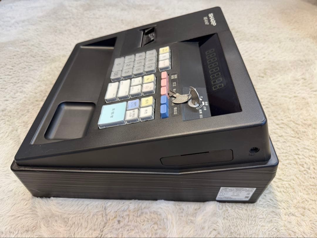 SHARP XE-A147 レジスター 黒　美品
