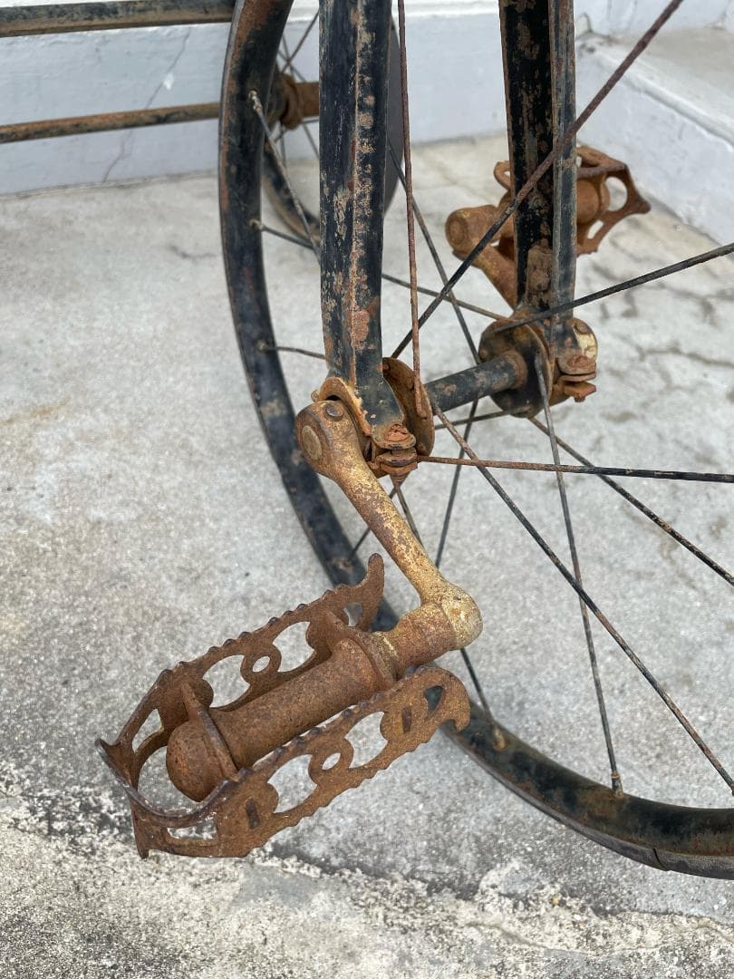 希少 USA コルソン社 アンティーク 三輪車 子供用 ベロシペード 什器