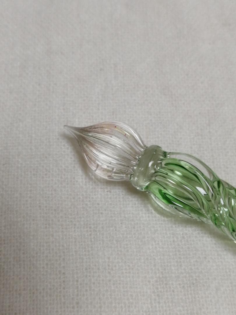 paraglass 恋するガラスペン クリームソーダ グリーン