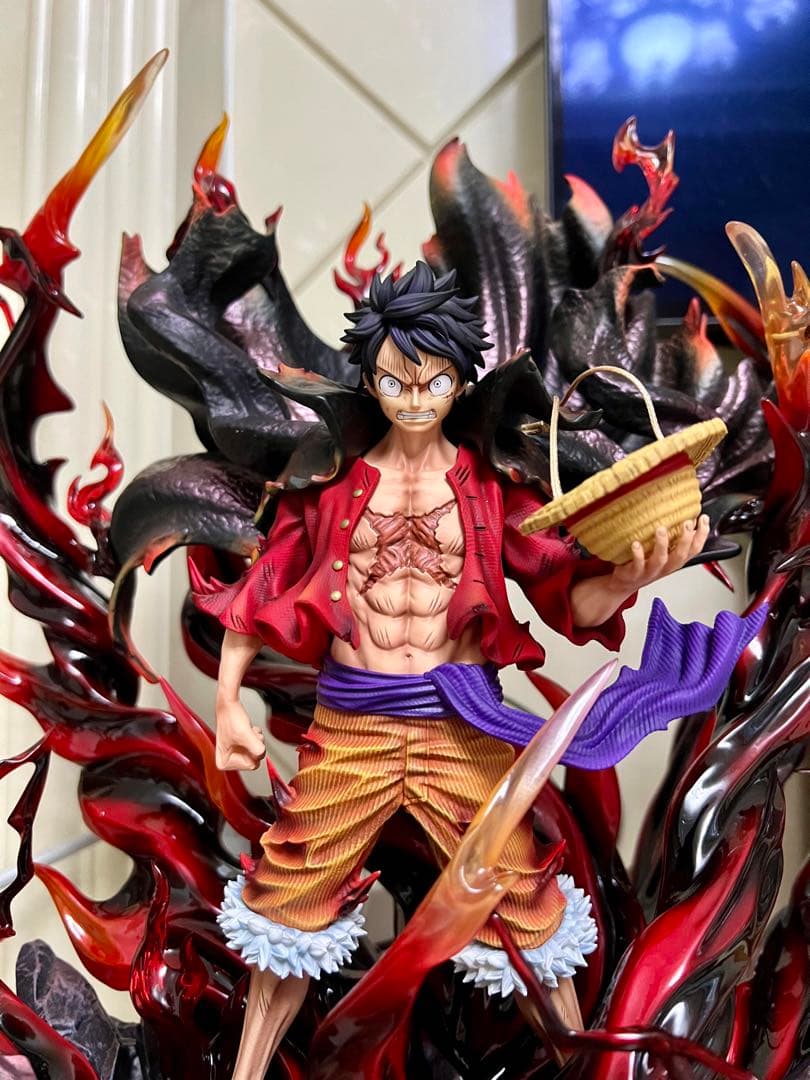 ワンピース ルフィ スタチュー 炎エフェクト